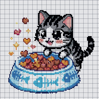 拼豆图纸生成效果